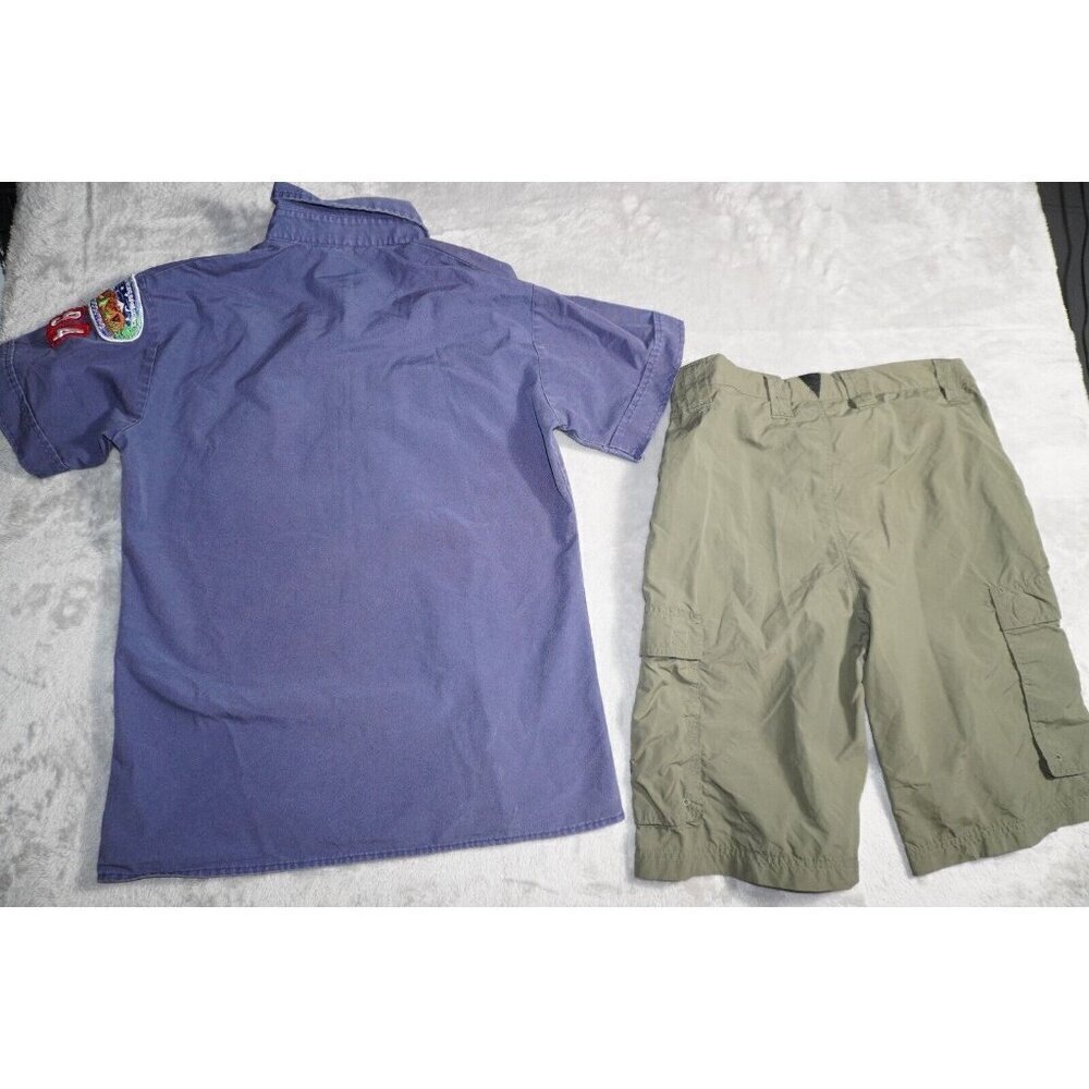 Vintage Youth Boy Scouts of America BSA Uniform Set Shirt w Patches Shorts Large - Picture 16 of 16